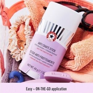 First Aid Beauty Anti Chafe Stick Safe For Sensitive Skin .35 oz. Brand New